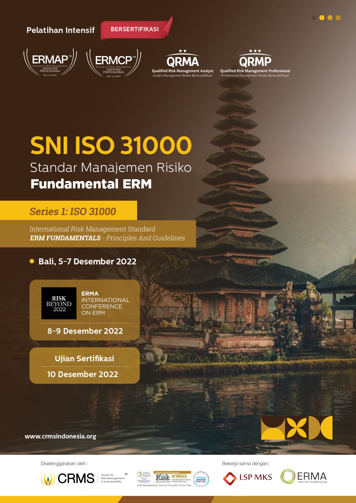 SNI ISO 31000 Standar Manajemen Risiko Fundamental ERM – Indonesia Risk ...